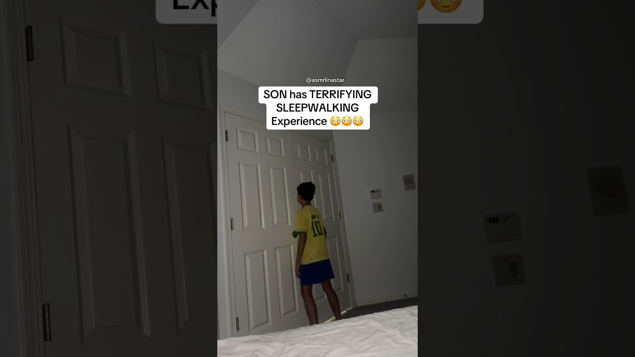 TERRIFYING Sleepwalking INCIDENT Caught  On CAMERA! 😳😳😳