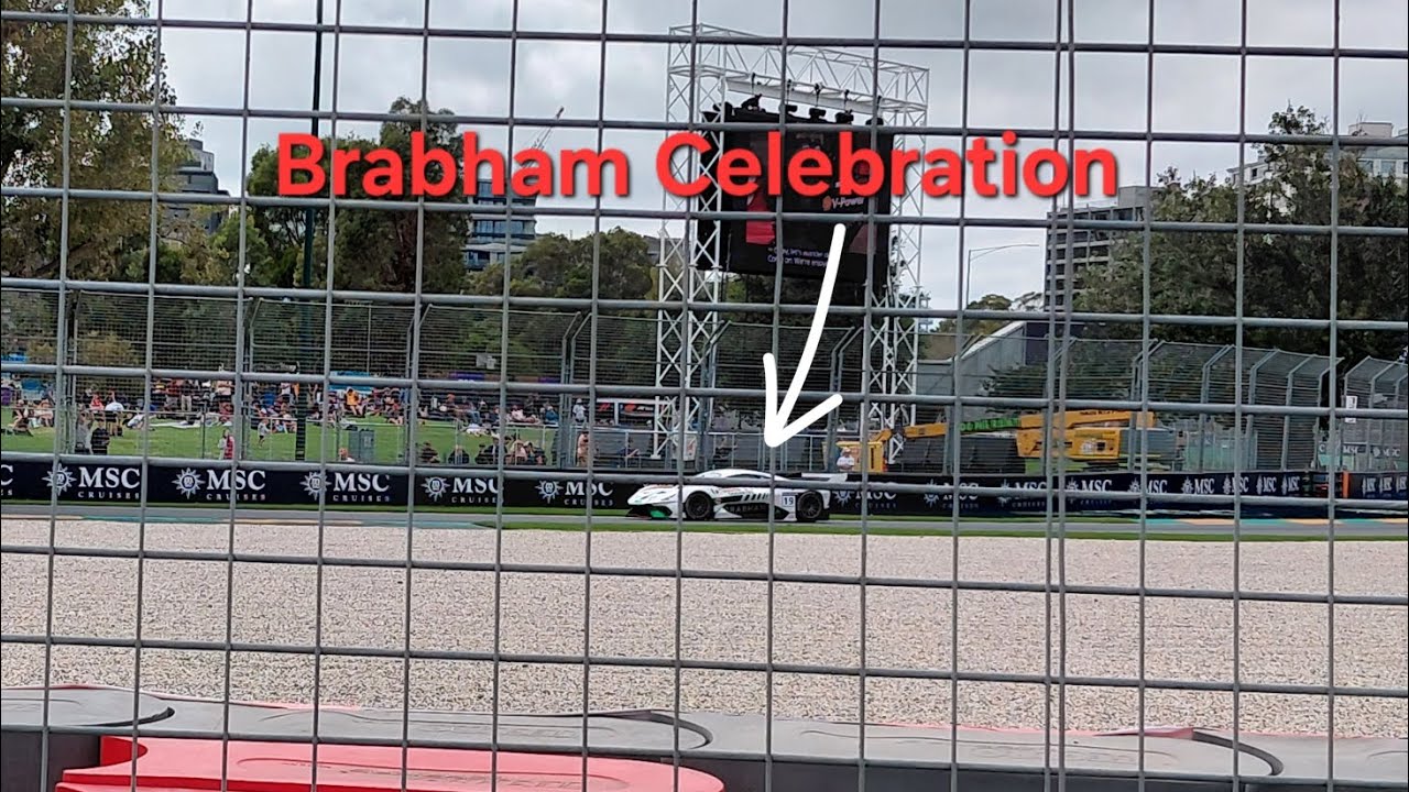 Going to the Brabham celebration it was absolutely insane!
