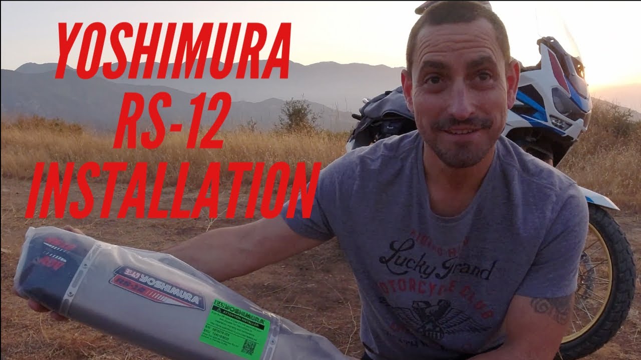 2020 Honda CRF1100L Africa Twin Installation! Yoshimura RS-12 Slip-On Exhaust