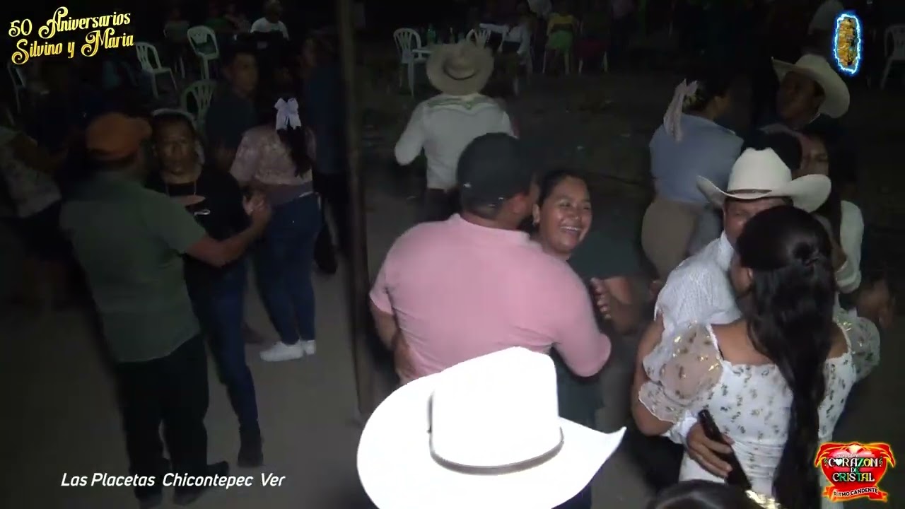 Grupo Corazón de Cristal│ 50 Aniversarios │ SILVINO Y MARIA │Las Placetas Chicontepec Ver