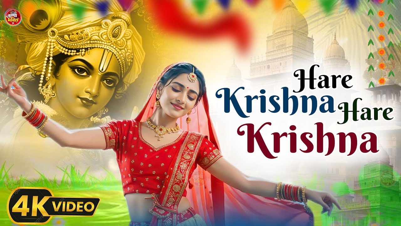 Hare Krishna Hare Krishna | Radha Krishna Bhajan | Janmashtami Special 2025 | 4K Video