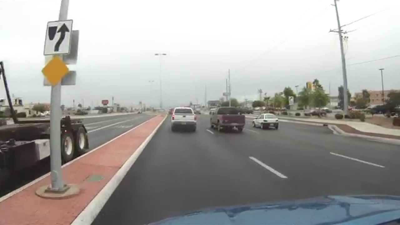 GoPro - Driving in the Rain in Yuma (16th St) 12/29/10