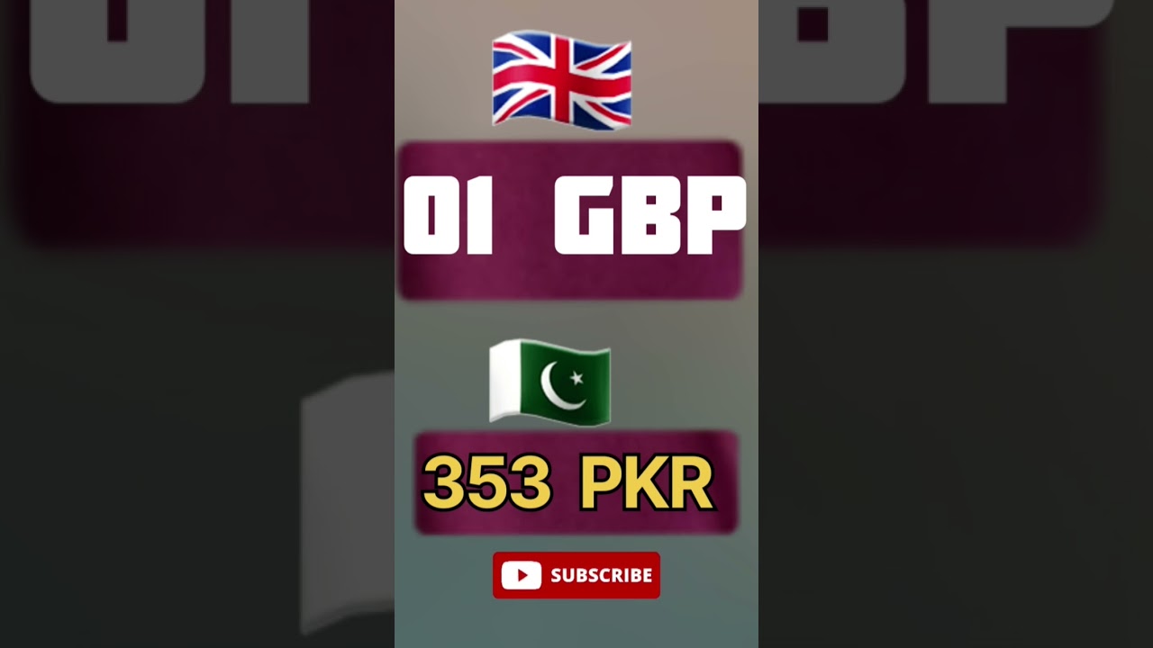 USD to PKR ||| British Pounds to Pakistani Rupees || Pounds 💷 Rupees