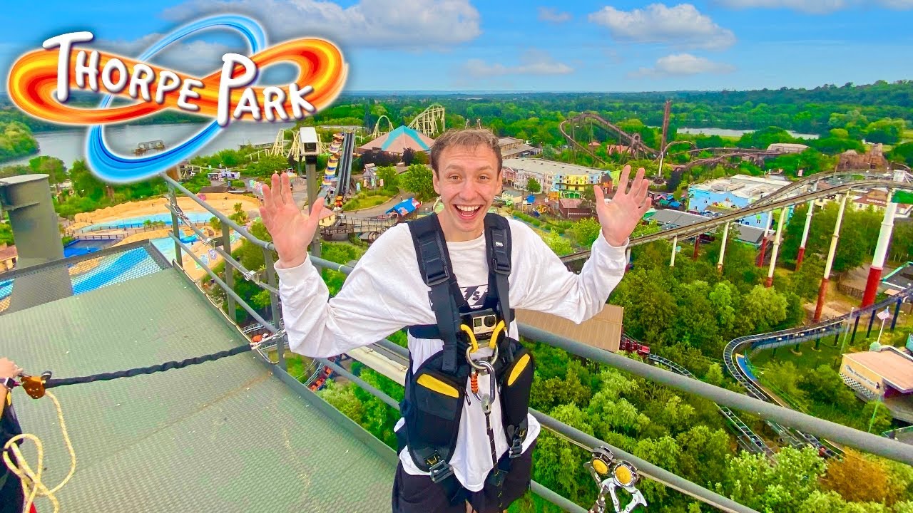 CLIMBING 'The Swarm' ROLLER COASTER at Thorpe Park!