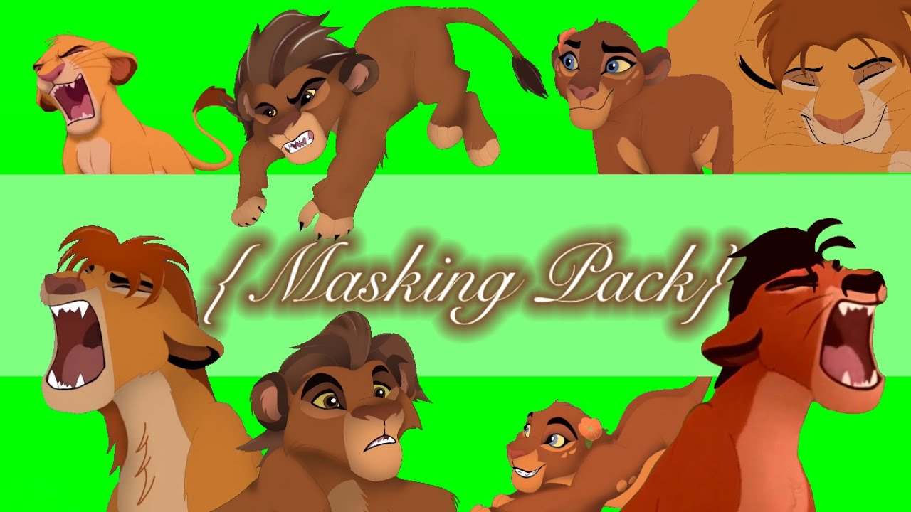 Masking Pack { Teenage Simba, Cub Surak&Nirmala, Etc } Lion King [CreditMe]