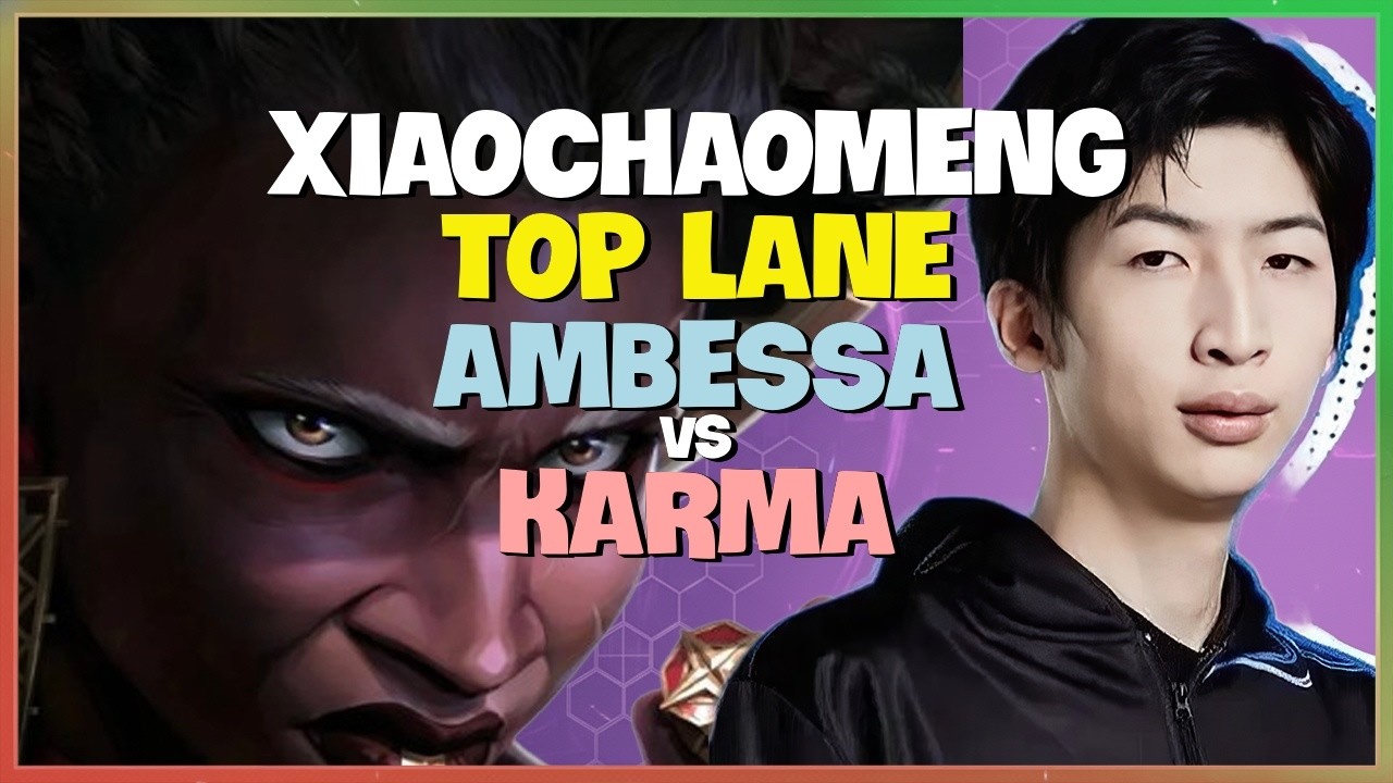 XiaoChaoMeng Challenger Top Lane Ambessa Mechanics Breakdown Engsub