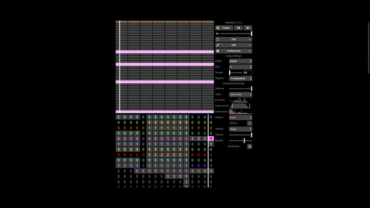 I worked so hard on this beepbox song