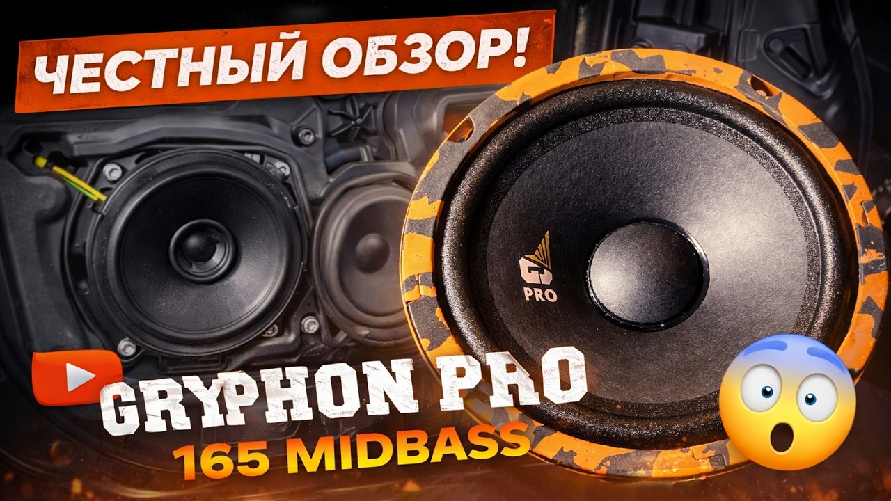 Честный обзор на динамики Gryphon Pro 165 Midbass и опыт установки за место штатной системы