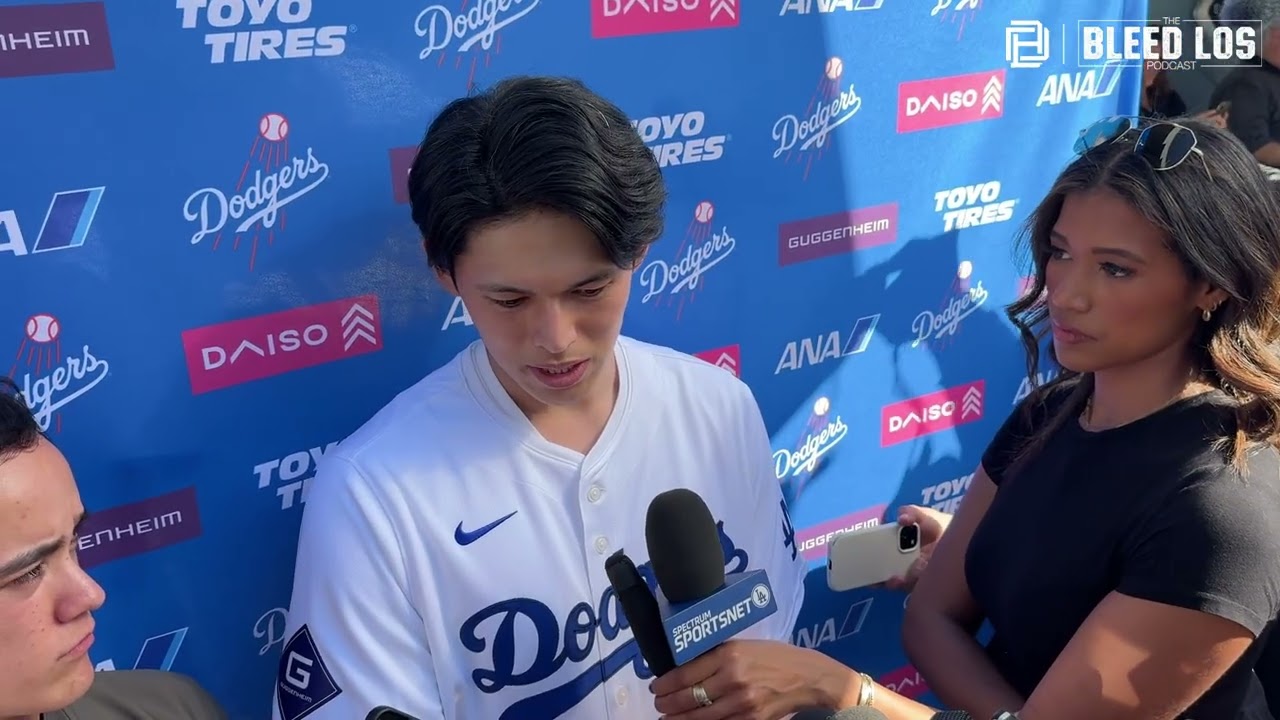 Dodger Fest: Roki Sasaki discusses first season with Dodgers and coming back stronger in 2026