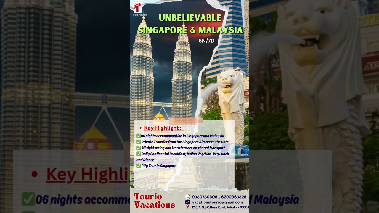 🌏 Unbelievable Singapore & Malaysia Tour Package 2025 🔥 | 6N/7D Travel Itinerary & Highlights!