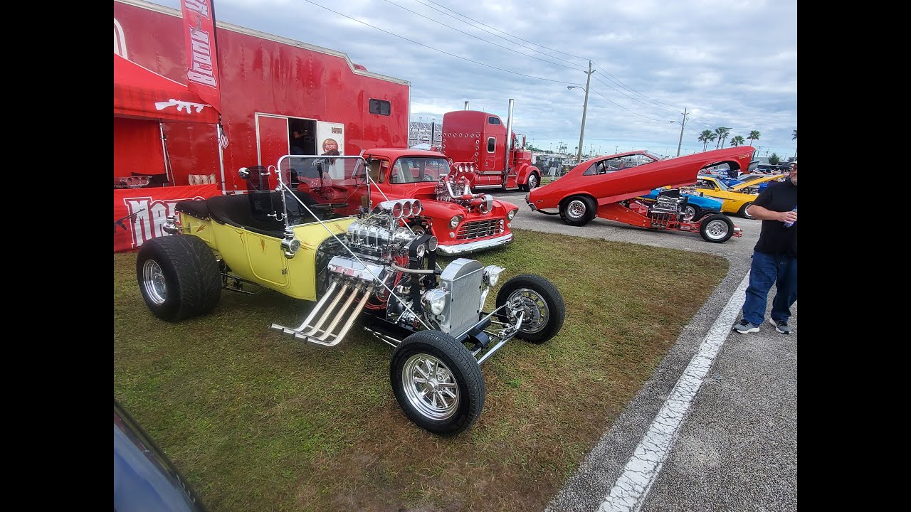 Daytona Turkey Run, Pro Street arrival 11-25-2023