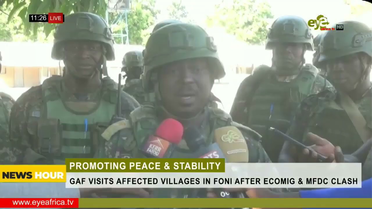 GAF VISITS AFFECTED VILLAGES IN FONI AFTER ECOMIG & MFDC CLASH