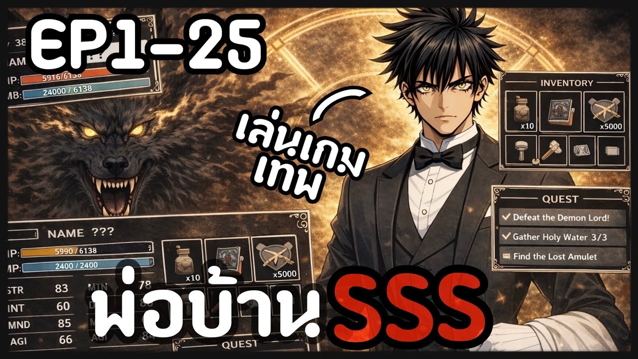 [พากย์มังงะ] ทิ้งอาชีพพาลาดิน มาเป็นพ่อบ้านคลาสSSS EP1-25รวมตอน