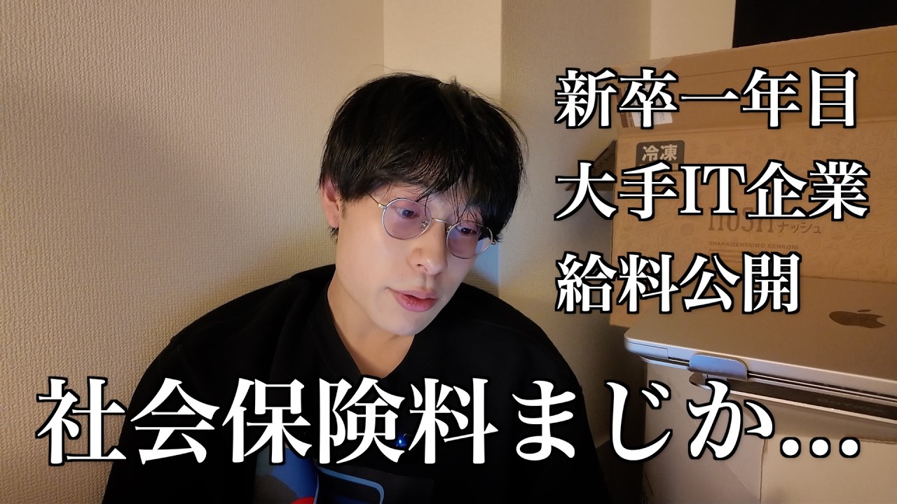 【給料公開】大手IT企業の新卒一年目の給料教えます。最終収支もついでに報告。