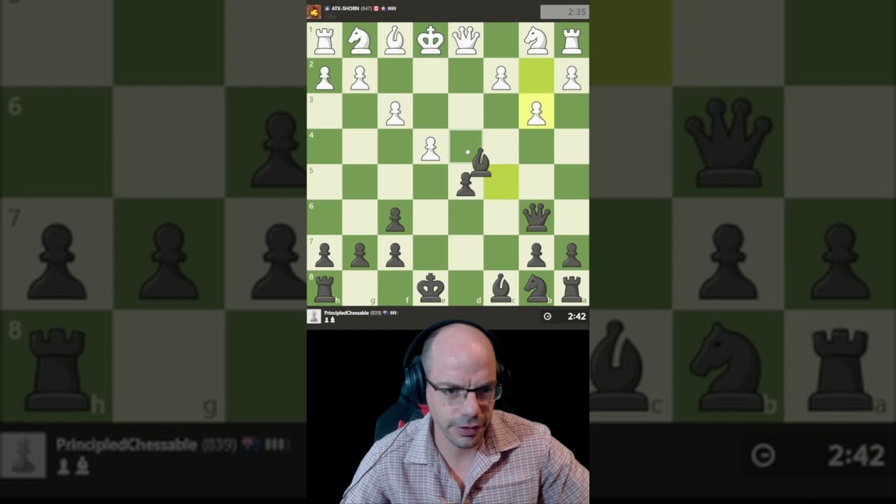 The Myth of Doubled Pawns #chess #chessspeedrun #chessgrandmaster #doubled pawns