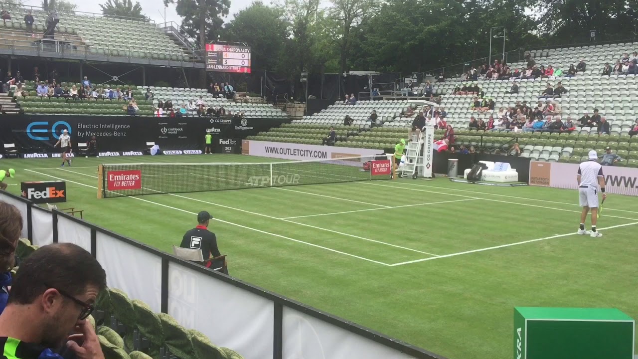 Shapovalov vs struff Court Level Tennis