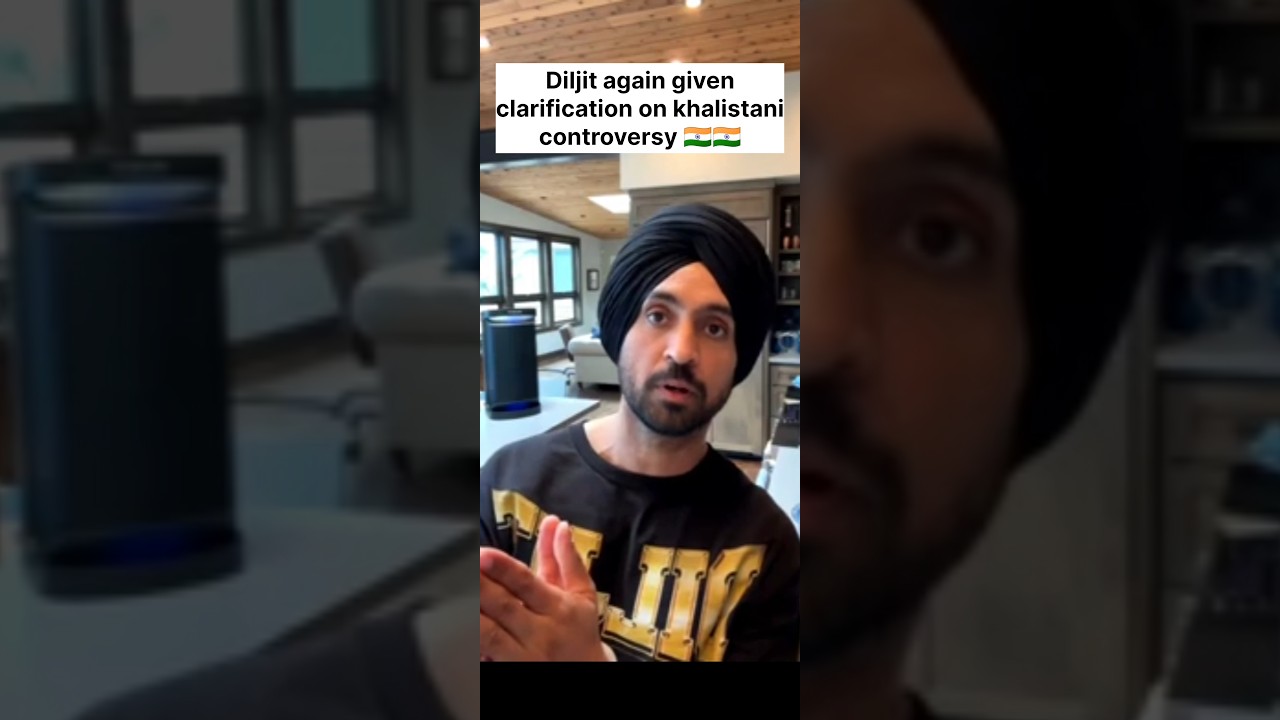 🇮🇳#diljitdosanjh#khalistani #controversy #replay to#haters Instagram Live clip#punjabiartists#Bharat