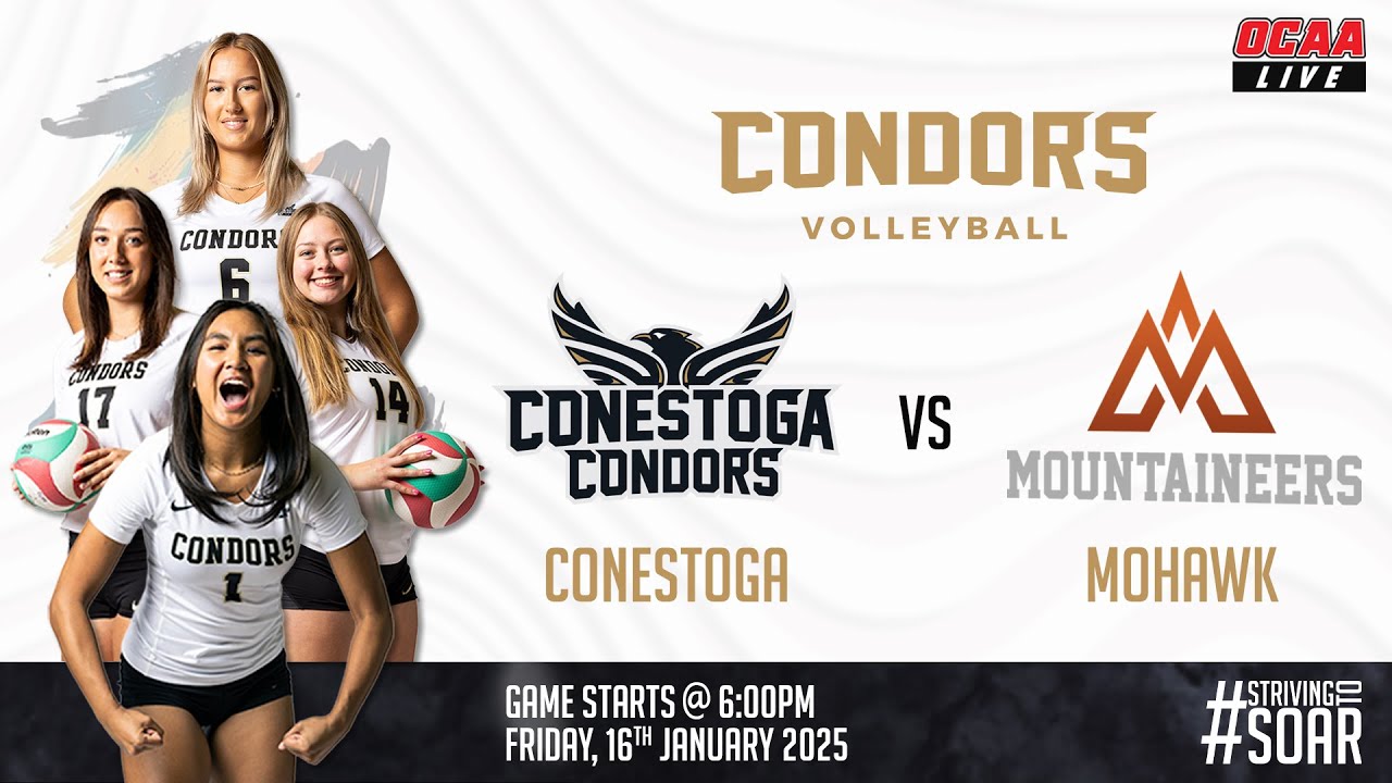 OCAA Women's Volleyball 🏐 Mohawk @ Conestoga [2026/01/16]