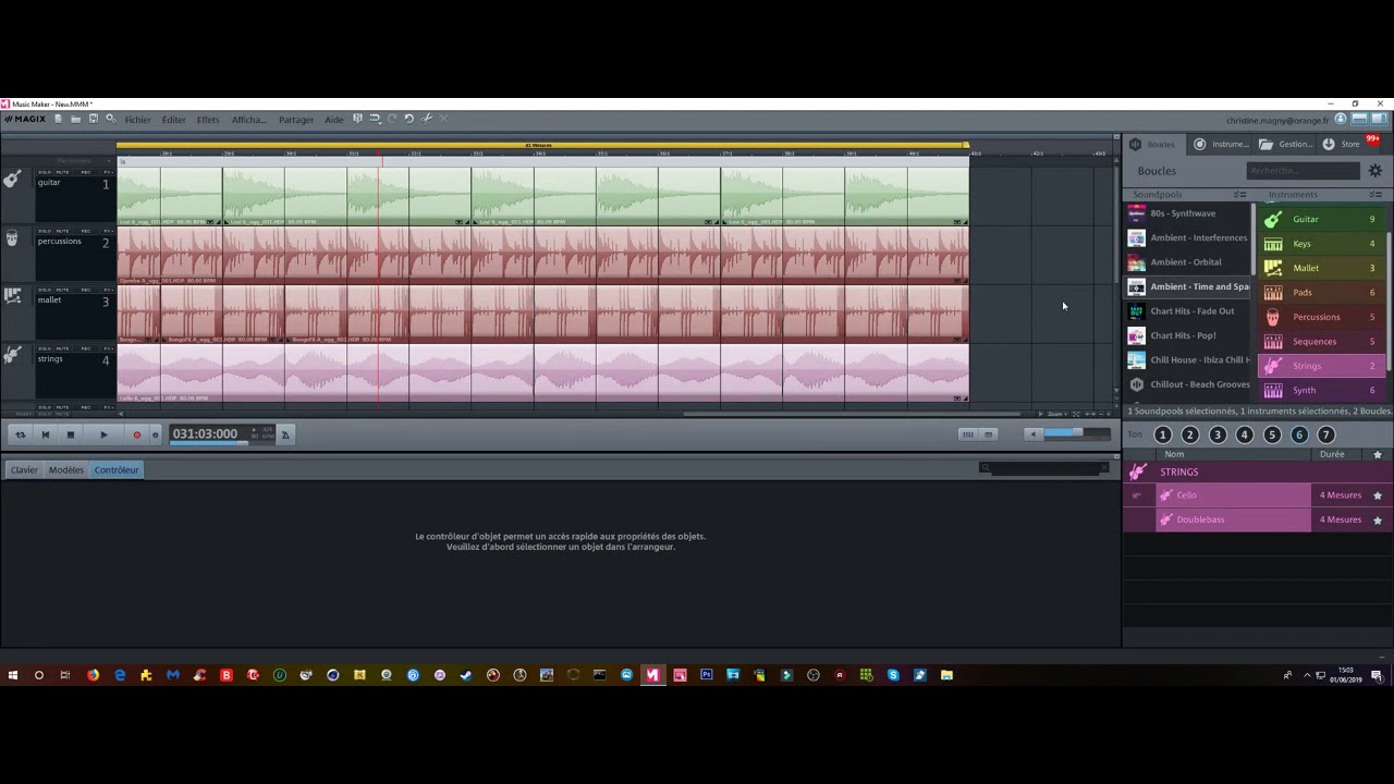 COMMENT FAIRE Ses MUSIQUES Avec MAGIX MUSIC MAKER (FR)