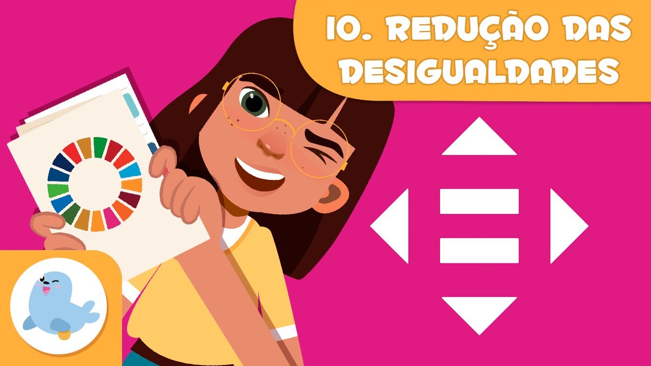 Redução das desigualdades 📈 ODS 10 🔁 Objetivos de Desenvolvimento Sustentável para Crianças