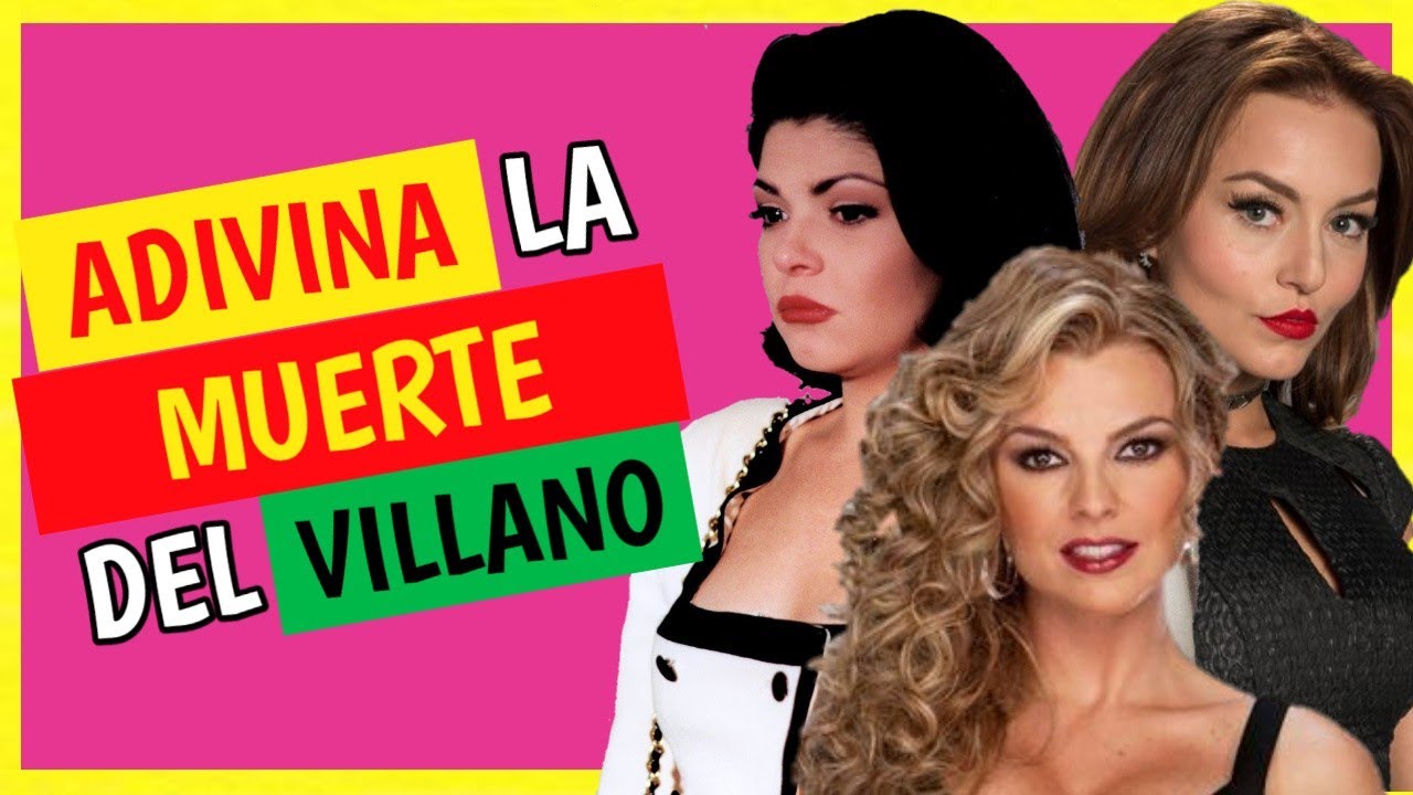 Cuánto Sabes De Telenovelas? | Adivina La Muerte Del Villano de Telenovelas | Test divertido 💯