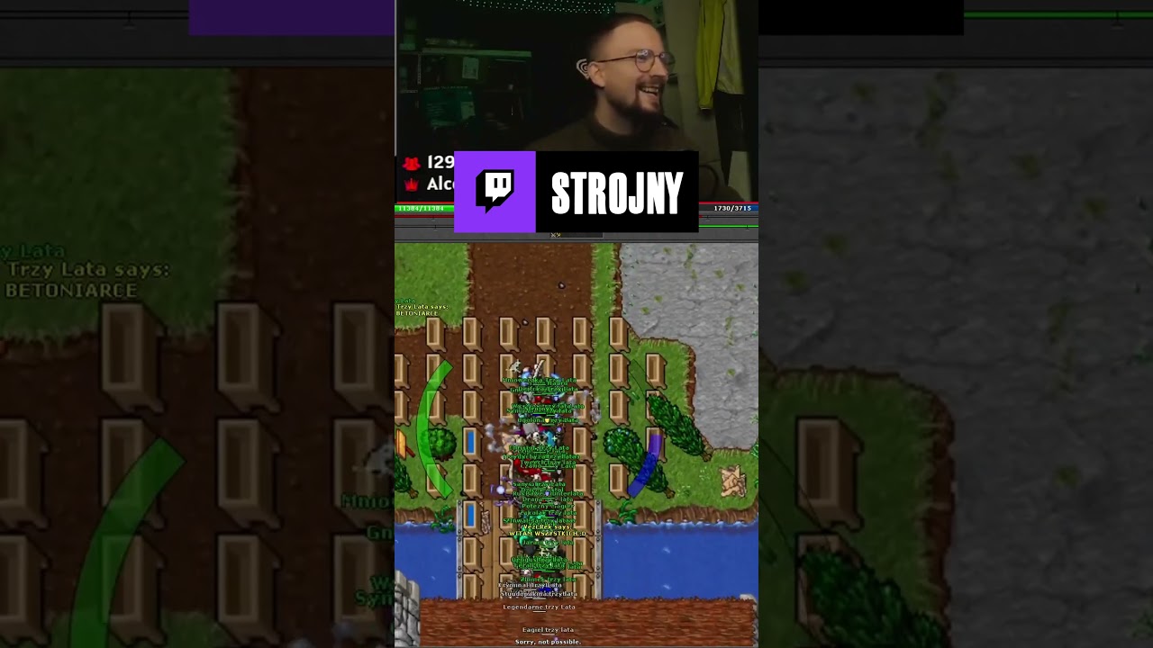 JAK ZABLOKOWAĆ SERWER NA 12 GODZIN? XD #tibia #twitch #shorts