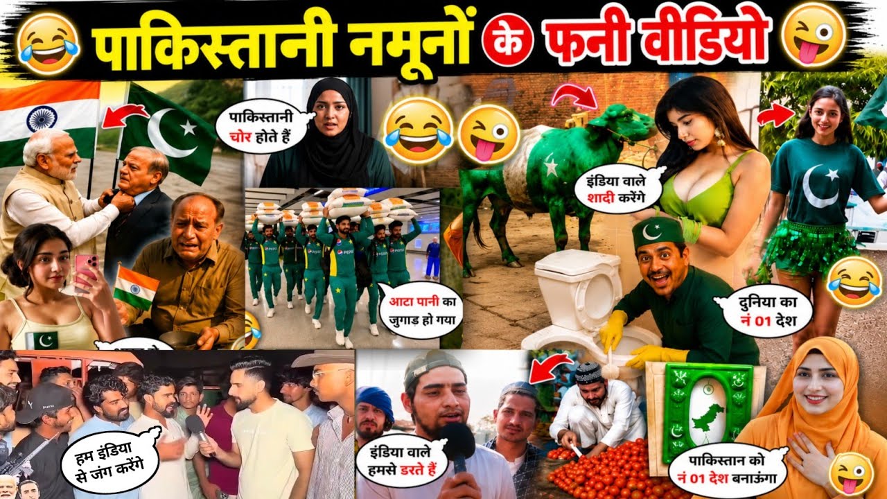 पाकिस्तानी नमूनों के फनी वीडियो😜😂Part-76 || Pakistani Funny Reaction Videos || @PRINCE-ALLROUNDER 