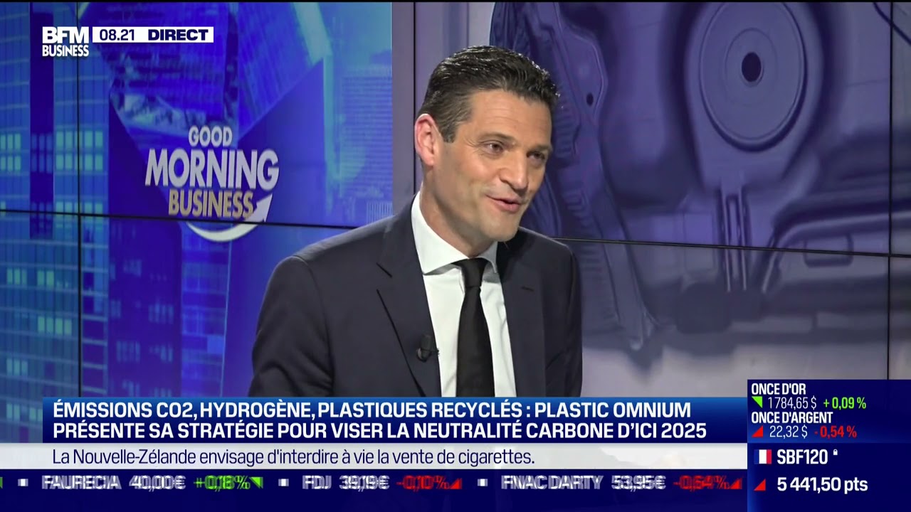 Laurent Favre (Plastic Omnium) : Il vise la neutralité carbone d'ici 2025