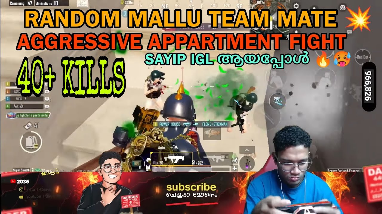 IGL SAYIP OP WITH RANDOM MALLU TEAM MATES 💥😂 AGGRESSIVE GAME PLAY 🥵#sayipop #bgmi #sayipoplive #pubg