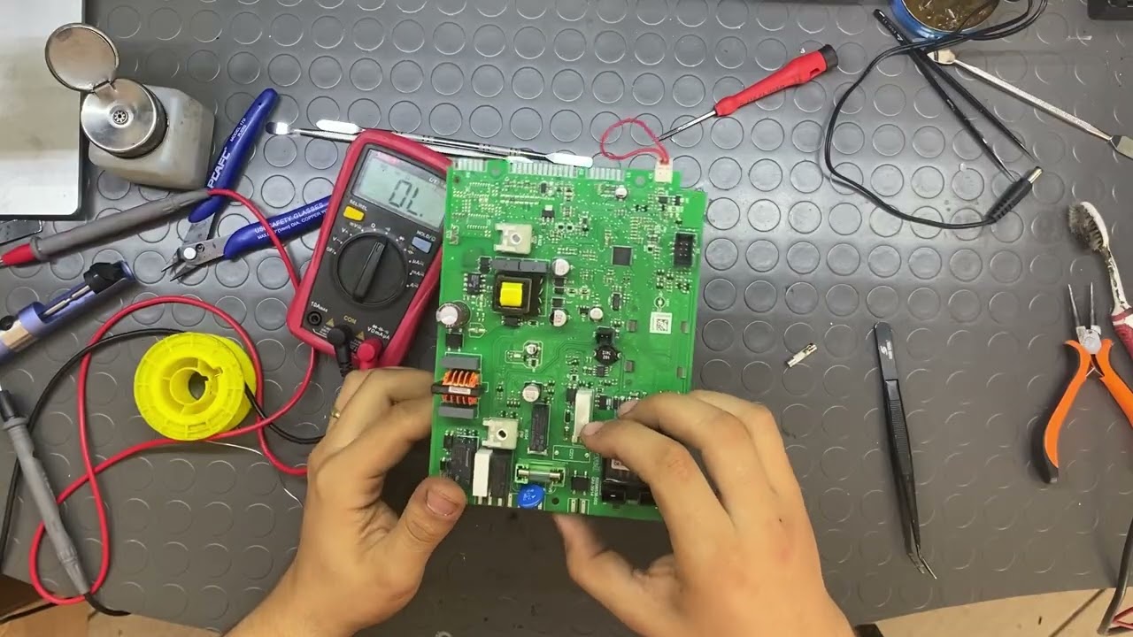 Baymak Kombi Kart Tamiri - Yüksek Voltaj Gelmiş - Elektrik Gelmiyordu