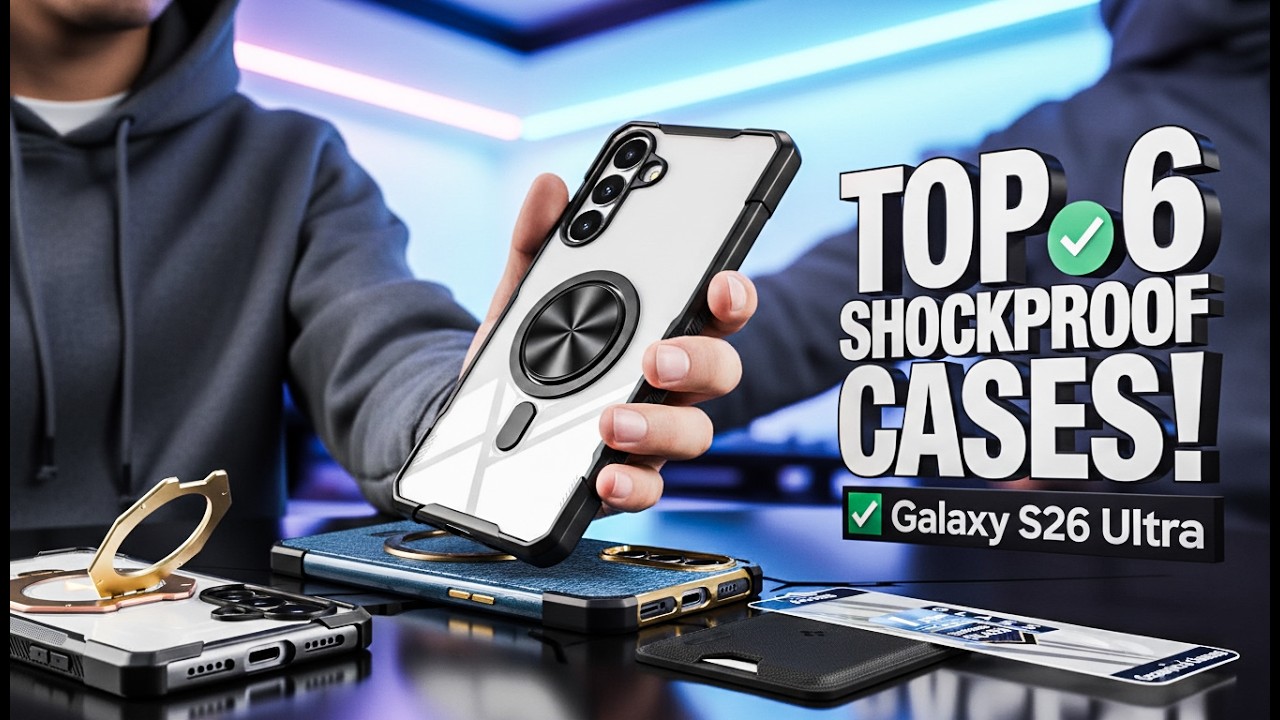 Топ-6 лучших противоударных чехлов для Galaxy S26 Ultra! ✅