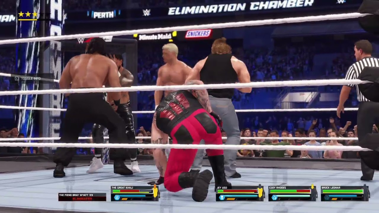 FULL MATCH: Elimination Chamber - All The Heroes in One Ring | WWE 2K25 | WWF | SMACKDOWN