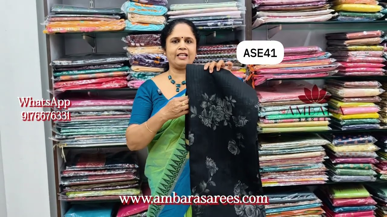 Cotton by chiffon sarees || Rs 975+ shipping || www.ambarasarees.com || what’s app : 9176676331