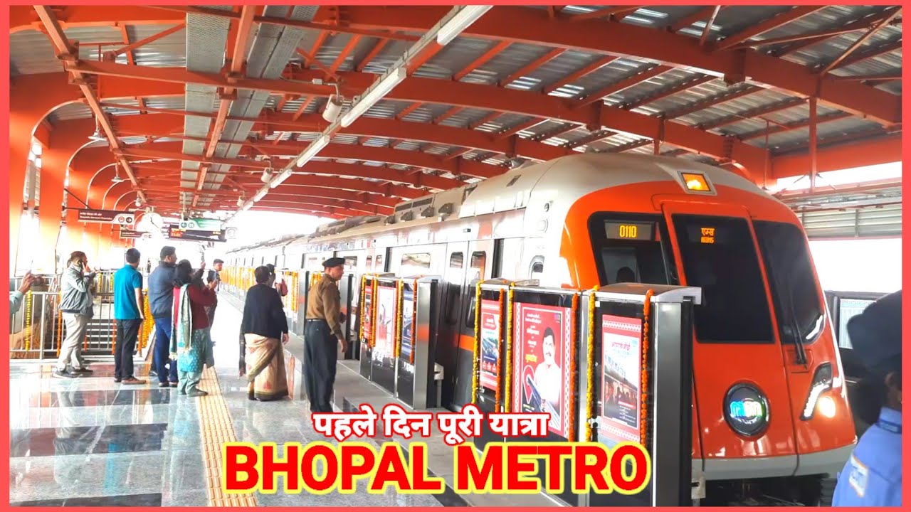 Bhopal Metro। Full Journey AIIMS to Subhash Nagar #bhopalmetro 