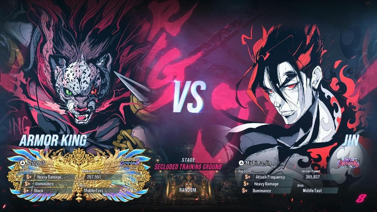 TEKKEN8 Armor king VS Jin Ranked Match