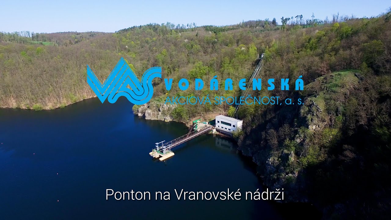Vodárenské zajímavosti - Ponton na Vranovské nádrži