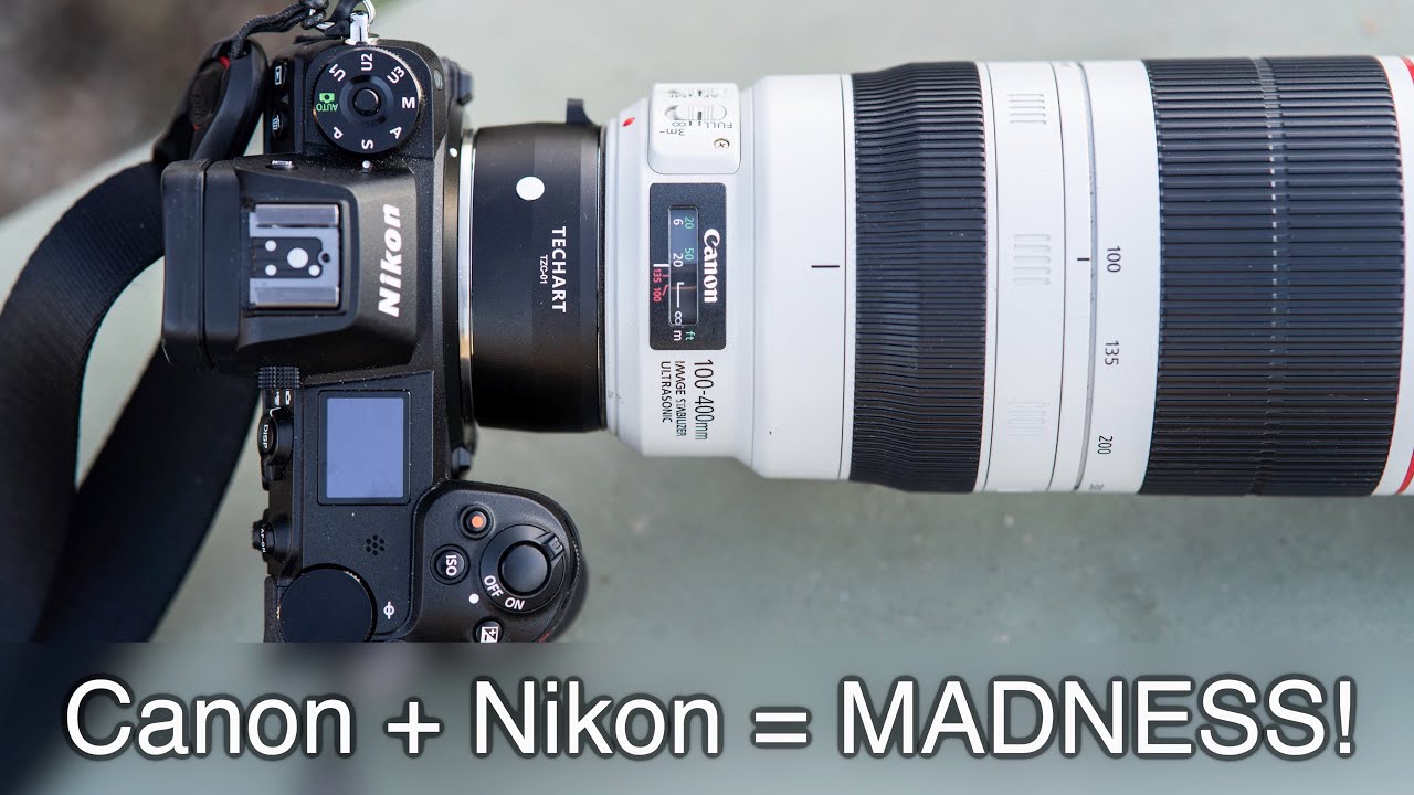 Are we MAD? We Unapologetically Put Canon Lenses on our Nikon Bodies! TechArt Pro TZC-01