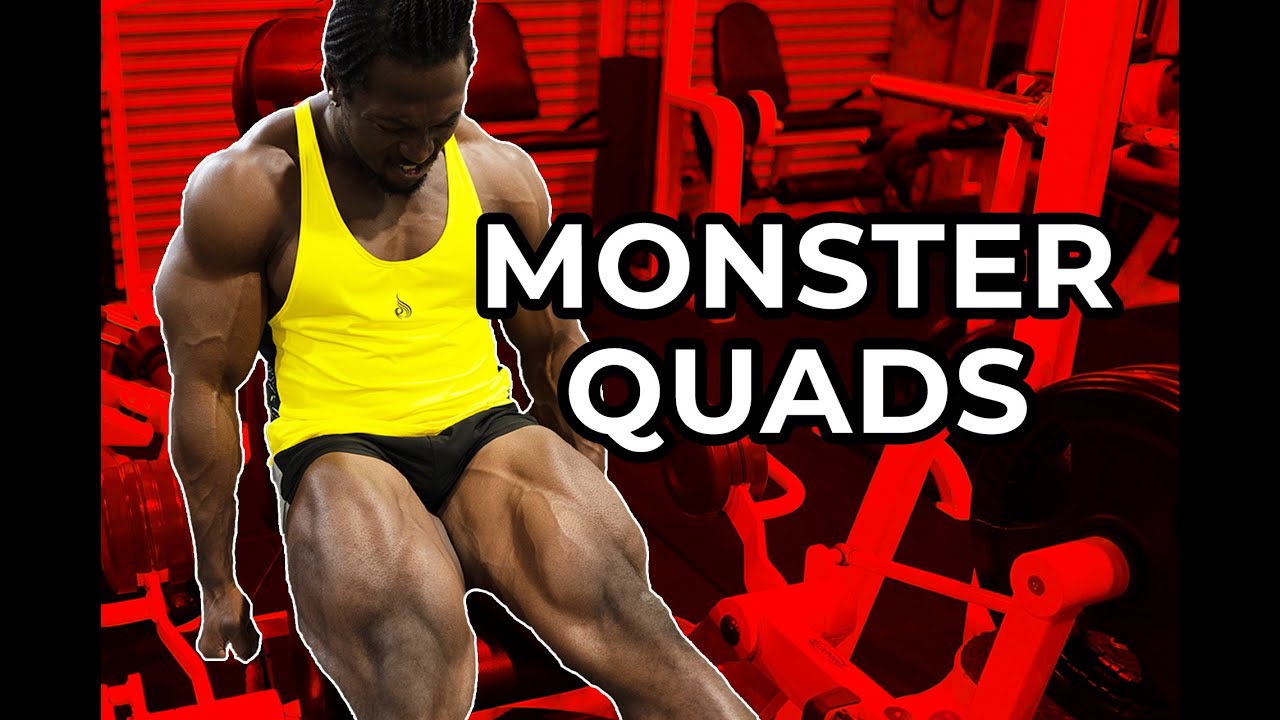 NINJA WARRIOR KWAME DUAH | HOW TO BUILD MONSTER QUADRICEPS