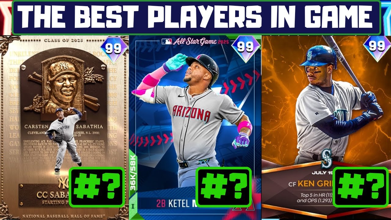 I think these are the BEST PLAYERS in MLB The Show 25