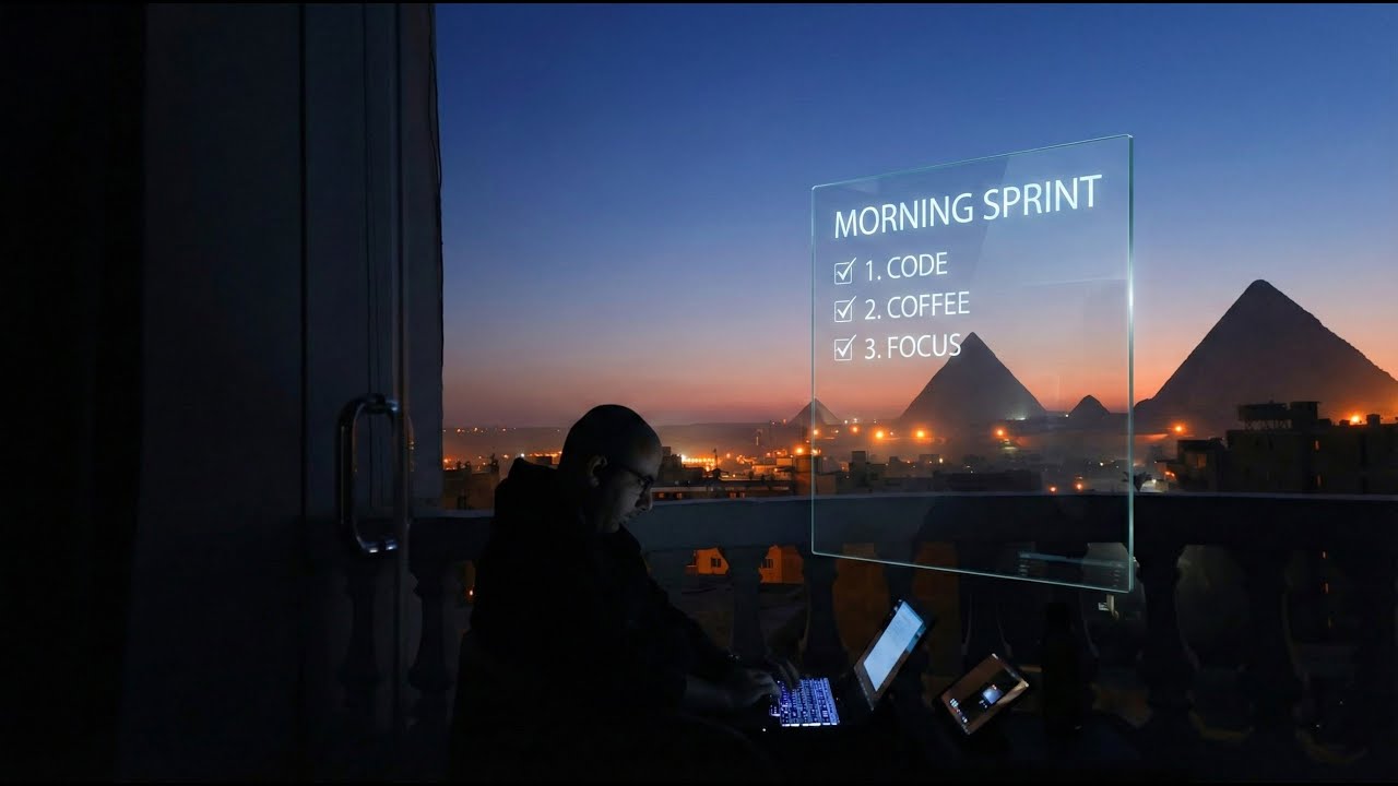 🔴 Study With Me 24/7 | Senior Engineer | Pyramids Warm Light (Brown Noise - Pomodoro 50/10)
