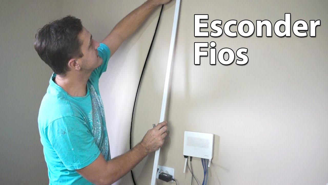 Esconder fio na Parede Veja como fazer - Dicas do Fernando
