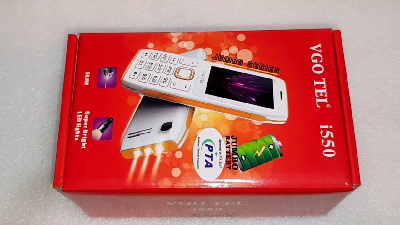 VGO.TEL.#i550.mah.3000.Jumbo.Battary.PTA.#very  mobile 3 channel subscribe friends #Price
