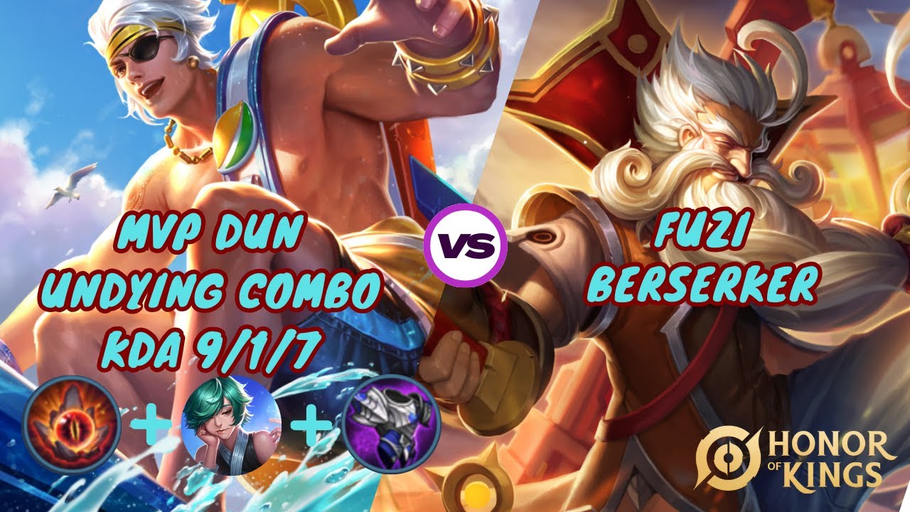 HONOR OF KINGS| DUN VS FUZI| UNDYING BUILD AND GUIDE| I GOT CARRIED BY SUPER ROAMER? #honorofkings