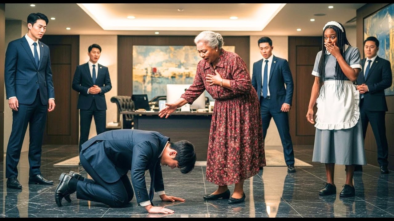 Korean Mafia Boss Kneels Down for The Black Maid's Mother