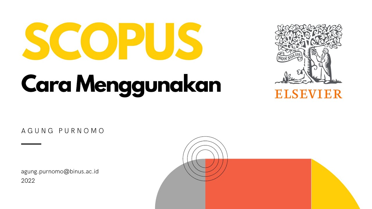Cara Menggunakan Scopus