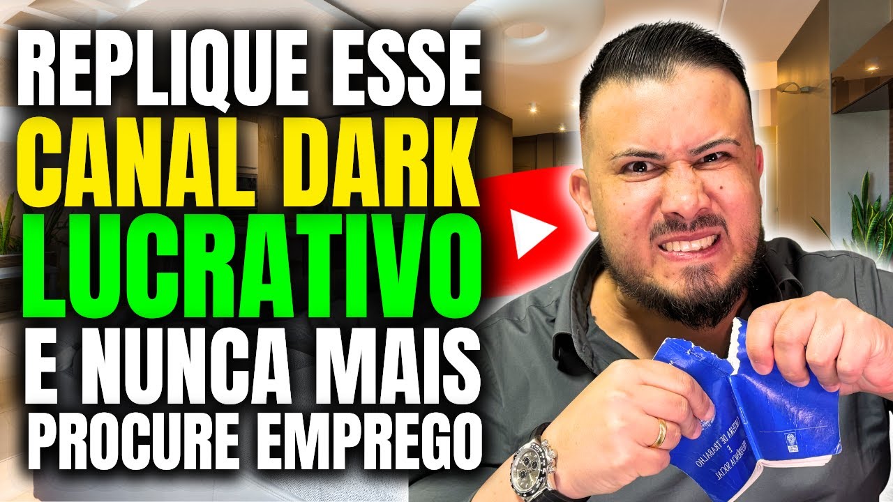 Como Criar um Canal Dark que Monetiza R&aacute;pido e Ganhar Dinheiro no YouTube