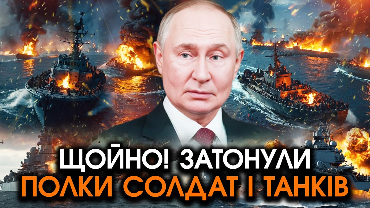 Зараз! Почали гігантський ШТУРМ Херсона, вибухнули КОРАБЛІ з десантом! Тонуть колони ТАНКІВ і росіян