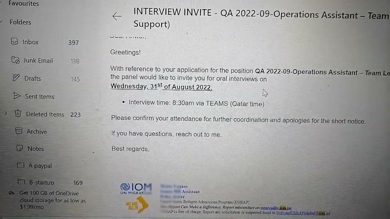 FDM & IOM interview questions| Job offer