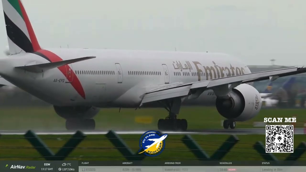 Emirates Airline Boeing 777 300 DUB -DXB #dublinairport #aviation #airplane #euplanespotters