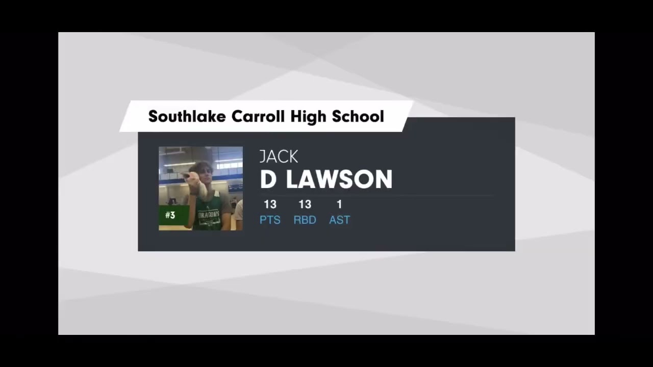 Jack Lawson 1st Semester Highlights